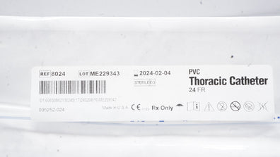 Atrium 8024 PVC Thoracic Cath. 24 FR (x)